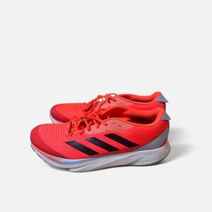 Adidas Men's Orange and Red Trainers